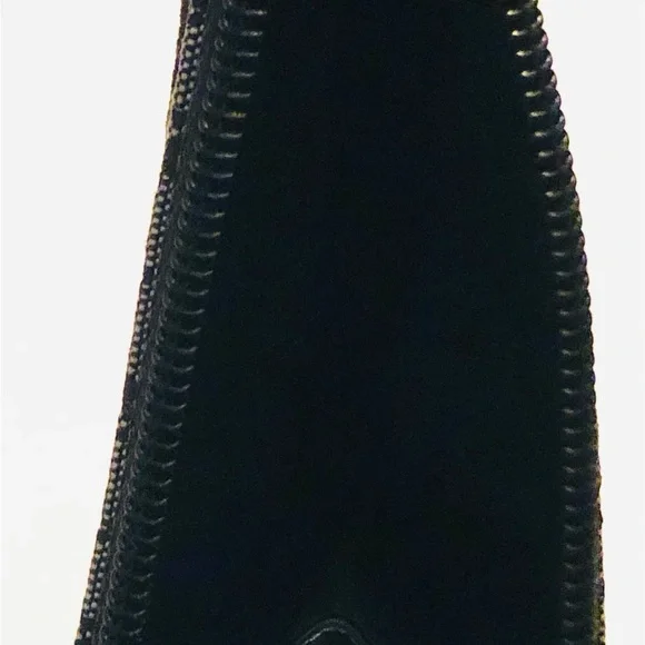 Coach black and gray leatherware signature mini wallet with key fob - Picture 4 of 6